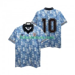 Tercera Equipación del Inglaterra 10 Retro 1990 Manga Corta para Hombre Tercera Equipación del Inglaterra 10 Retro 1990 Manga Corta para Hombre