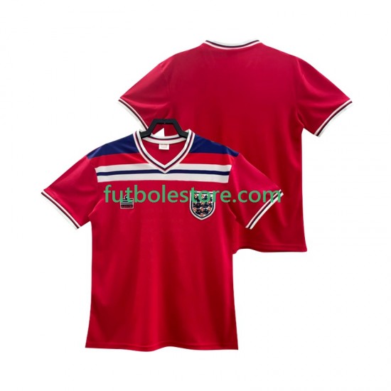 Segunda Equipación del Inglaterra Retro 1982 Manga Corta para Hombre Segunda Equipación del Inglaterra Retro 1982 Manga Corta para Hombre