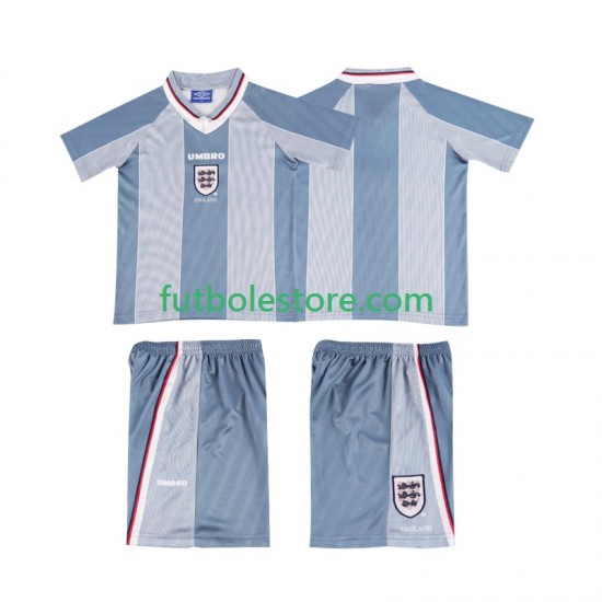 Segunda Equipación del Inglaterra Retro 1996 Manga Corta para Niño (Camiseta y pantalón) Segunda Equipación del Inglaterra Retro 1996 Manga Corta para Niño (Camiseta y pantalón)