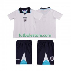 Primera Equipación del Inglaterra Retro 1996 Manga Corta para Niño (Camiseta y pantalón)