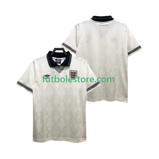 Primera Equipación del Inglaterra Retro 1990 Manga Corta para Hombre Primera Equipación del Inglaterra Retro 1990 Manga Corta para Hombre