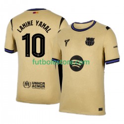 Segunda Equipación del FC Barcelona Lamine Yamal 10 UCL 2025-2026 Manga Corta para Hombre