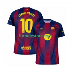 Primera Equipación del FC Barcelona Lamine Yamal 10 2025-2026 Manga Corta para Hombre