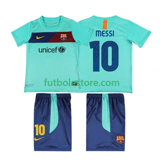 Segunda Equipación del FC Barcelona Lionel Messi 10 Retro 2010 2011 Manga Corta para Niño (Camiseta y pantalón) Segunda Equipación del FC Barcelona Lionel Messi 10 Retro 2010 2011 Manga Corta para Niño (Camiseta y pantalón)