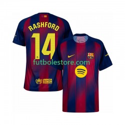 Primera Equipación del FC Barcelona Marcus Rashford 14 2025-2026 Manga Corta para Hombre
