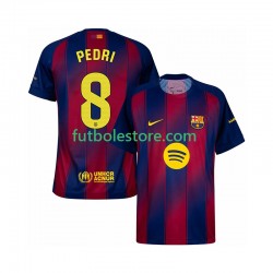 Primera Equipación del FC Barcelona Pedri 8 2025-2026 Manga Corta para Hombre