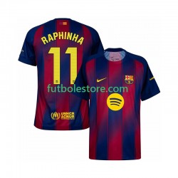 Primera Equipación del FC Barcelona Raphinha 11 2025-2026 Manga Corta para Hombre