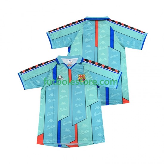 Segunda Equipación del FC Barcelona Retro 1996 1997 Manga Corta para Hombre Segunda Equipación del FC Barcelona Retro 1996 1997 Manga Corta para Hombre