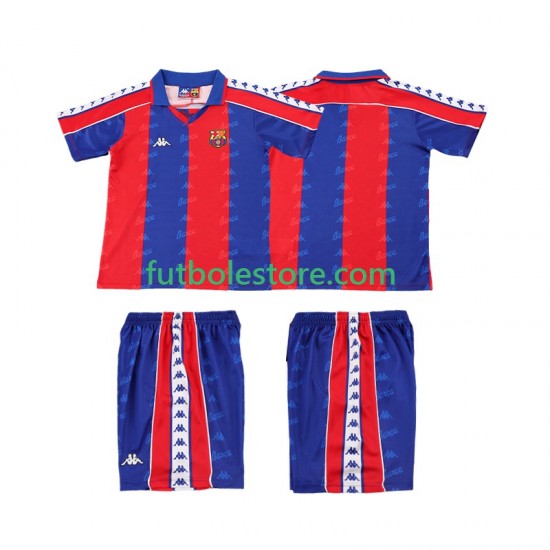 Primera Equipación del FC Barcelona Retro 1992 1995 Manga Corta para Niño (Camiseta y pantalón) Primera Equipación del FC Barcelona Retro 1992 1995 Manga Corta para Niño (Camiseta y pantalón)