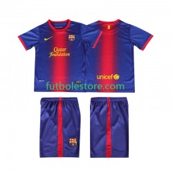 Primera Equipación del FC Barcelona Retro 2012 2013 Manga Corta para Niño (Camiseta y pantalón)