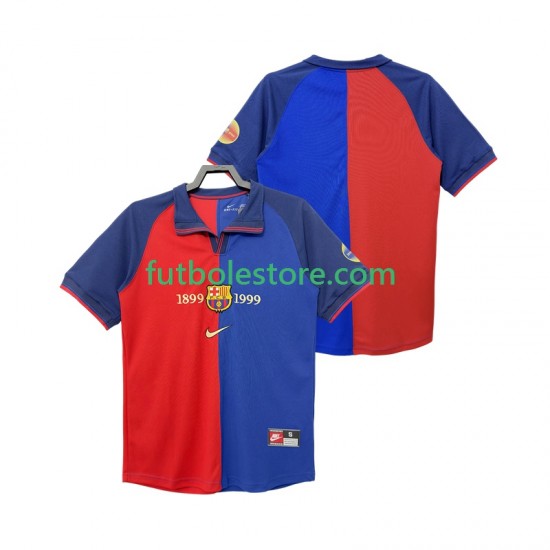 Primera Equipación del FC Barcelona Retro 1990 2000 Manga Corta para Hombre Primera Equipación del FC Barcelona Retro 1990 2000 Manga Corta para Hombre