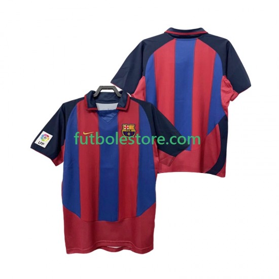 Primera Equipación del FC Barcelona Retro 2003 2004 Manga Corta para Hombre Primera Equipación del FC Barcelona Retro 2003 2004 Manga Corta para Hombre