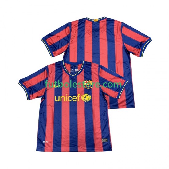 Primera Equipación del FC Barcelona Retro 2009 2010 Manga Corta para Hombre Primera Equipación del FC Barcelona Retro 2009 2010 Manga Corta para Hombre