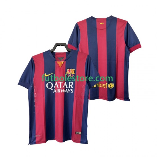 Primera Equipación del FC Barcelona Retro 2014 2015 Manga Corta para Hombre Primera Equipación del FC Barcelona Retro 2014 2015 Manga Corta para Hombre