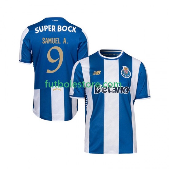 Primera Equipación del FC Porto Samu Aghehowa 9 2025-2026 Manga Corta para Hombre