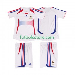 Segunda Equipación del Francia Retro 2006 Manga Corta para Niño (Camiseta y pantalón)