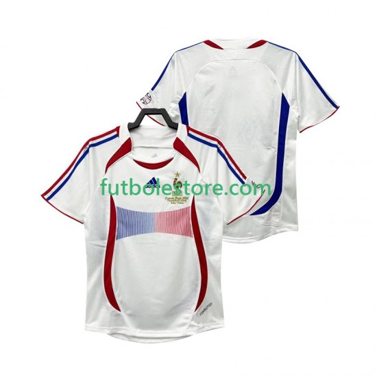Segunda Equipación del Francia Retro 2006 Manga Corta para Hombre Segunda Equipación del Francia Retro 2006 Manga Corta para Hombre