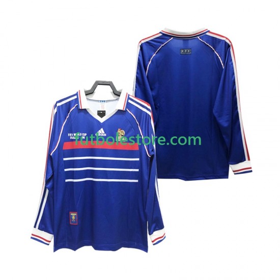 Primera Equipación del Francia Retro 1998 ML para Hombre Primera Equipación del Francia Retro 1998 ML para Hombre