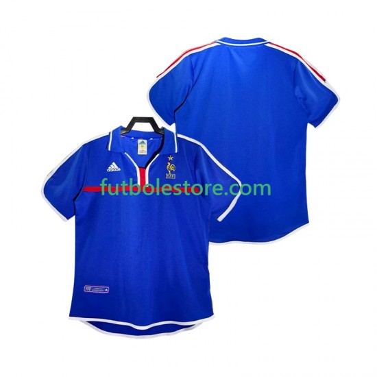 Primera Equipación del Francia Retro 2000 Manga Corta para Hombre Primera Equipación del Francia Retro 2000 Manga Corta para Hombre