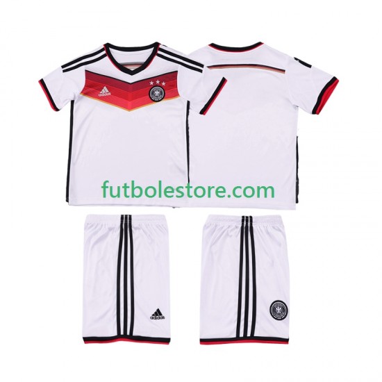 Primera Equipación del Alemania Retro 2014 Manga Corta para Niño (Camiseta y pantalón) Primera Equipación del Alemania Retro 2014 Manga Corta para Niño (Camiseta y pantalón)