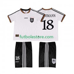 Primera Equipación del Alemania KLINSMANN 18 Retro 1996 Manga Corta para Niño (Camiseta y pantalón) Primera Equipación del Alemania KLINSMANN 18 Retro 1996 Manga Corta para Niño (Camiseta y pantalón)
