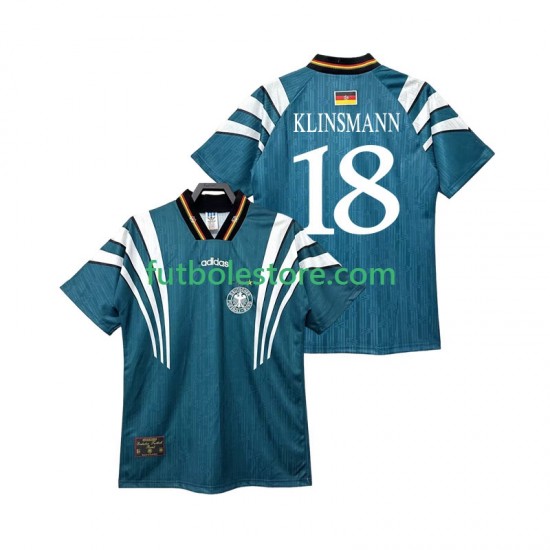 Segunda Equipación del Alemania KLINSMANN 18 Retro 1996 Manga Corta para Hombre Segunda Equipación del Alemania KLINSMANN 18 Retro 1996 Manga Corta para Hombre