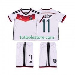 Primera Equipación del Alemania KLOSE 11 Retro 2014 Manga Corta para Niño (Camiseta y pantalón) Primera Equipación del Alemania KLOSE 11 Retro 2014 Manga Corta para Niño (Camiseta y pantalón)