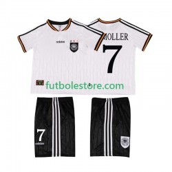 Primera Equipación del Alemania Moller 7 Retro 1996 Manga Corta para Niño (Camiseta y pantalón) Primera Equipación del Alemania Moller 7 Retro 1996 Manga Corta para Niño (Camiseta y pantalón)