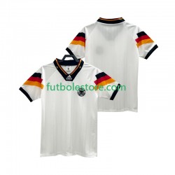 Primera Equipación del Alemania Retro 1992 Manga Corta para Hombre