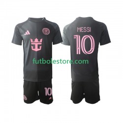 Segunda Equipación del Inter Miami Lionel Messi 10 2025 Manga Corta para Niño (Camiseta y pantalón)
