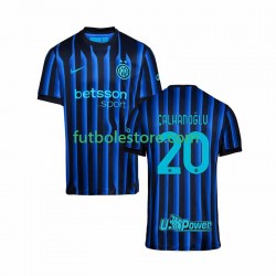Primera Equipación del Inter Milan Hakan Calhanoglu 20 2025-2026 Manga Corta para Hombre