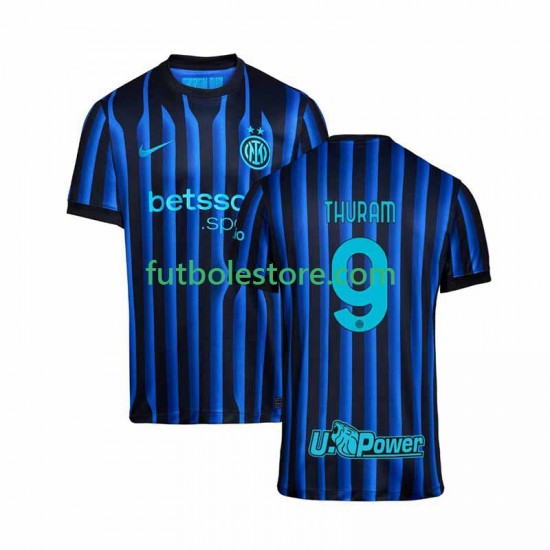 Primera Equipación del Inter Milan Marcus Thuram 9 2025-2026 Manga Corta para Hombre Primera Equipación del Inter Milan Marcus Thuram 9 2025-2026 Manga Corta para Hombre