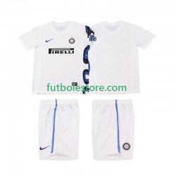 Segunda Equipación del Inter Milan Retro 2010 2011 Manga Corta para Niño (Camiseta y pantalón)