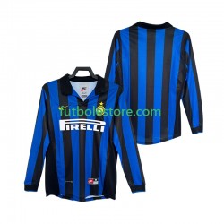 Primera Equipación del Inter Milan Retro 1998 1999 ML para Hombre
