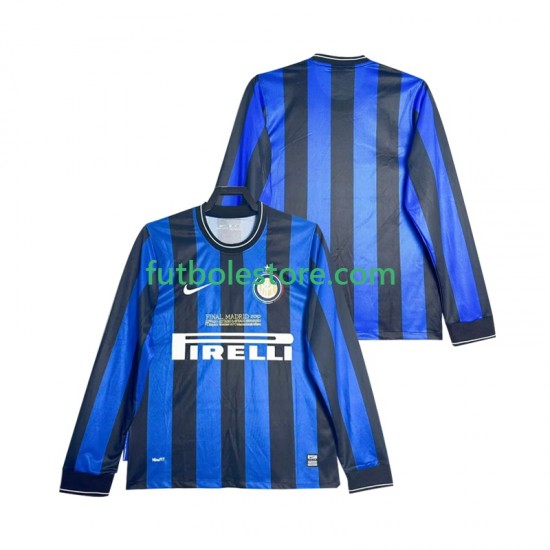 Primera Equipación del Inter Milan Retro 2009 2010 ML para Hombre Primera Equipación del Inter Milan Retro 2009 2010 ML para Hombre
