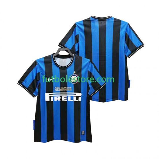 Primera Equipación del Inter Milan Retro 2009 2010 Manga Corta para Hombre Primera Equipación del Inter Milan Retro 2009 2010 Manga Corta para Hombre