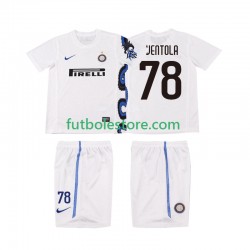 Segunda Equipación del Inter Milan VENTOLA 78 Retro 2010 2011 Manga Corta para Niño (Camiseta y pantalón)