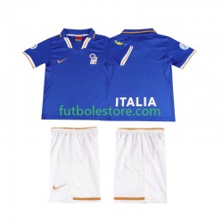 Primera Equipación del Italia Retro 1996 Manga Corta para Niño (Camiseta y pantalón)