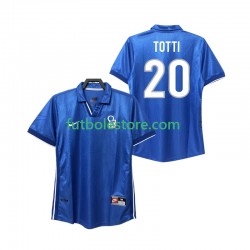 Primera Equipación del Italia Totti 20 Retro 1998 Manga Corta para Hombre