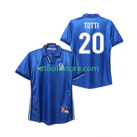 Primera Equipación del Italia Totti 20 Retro 1998 Manga Corta para Hombre Primera Equipación del Italia Totti 20 Retro 1998 Manga Corta para Hombre