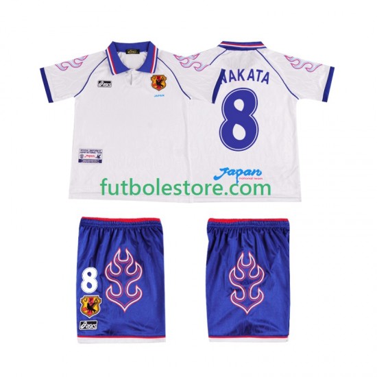 Segunda Equipación del Japón NAKATA 8 Retro 1998 Manga Corta para Niño (Camiseta y pantalón) Segunda Equipación del Japón NAKATA 8 Retro 1998 Manga Corta para Niño (Camiseta y pantalón)