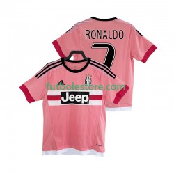 Segunda Equipación del Juventus Cristiano Ronaldo 7 Retro 2016 2017 Manga Corta para Hombre