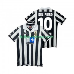Primera Equipación del Juventus DEL PIERO 10 Retro 1999 2000 Manga Corta para Hombre