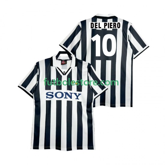 Primera Equipación del Juventus DEL PIERO 10 Retro 1995 1996 Manga Corta para Hombre Primera Equipación del Juventus DEL PIERO 10 Retro 1995 1996 Manga Corta para Hombre