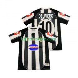 Primera Equipación del Juventus DEL PIERO 10 Retro 2002 2003 Manga Corta para Hombre