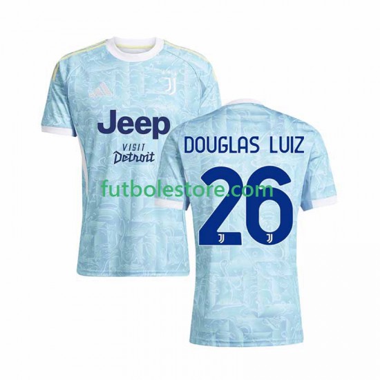 Segunda Equipación del Juventus Douglas Luiz 26 2025-2026 Manga Corta para Hombre Segunda Equipación del Juventus Douglas Luiz 26 2025-2026 Manga Corta para Hombre