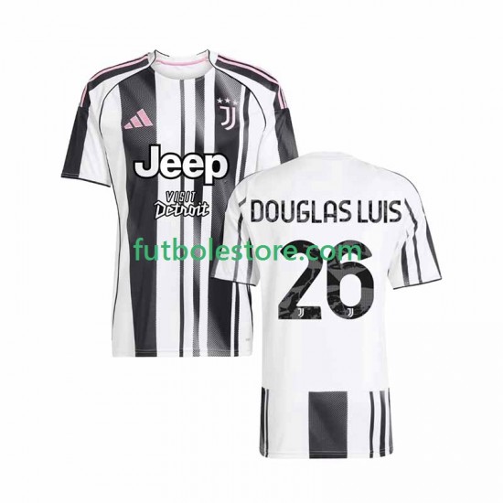 Primera Equipación del Juventus Douglas Luiz 26 2025-2026 Manga Corta para Hombre Primera Equipación del Juventus Douglas Luiz 26 2025-2026 Manga Corta para Hombre
