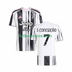 Primera Equipación del Juventus Francisco Conceicao 7 2025-2026 Manga Corta para Hombre
