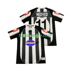 Primera Equipación del Juventus NEDVED 11 Retro 2002 2003 Manga Corta para Hombre