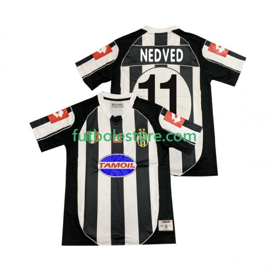 Primera Equipación del Juventus NEDVED 11 Retro 2002 2003 Manga Corta para Hombre Primera Equipación del Juventus NEDVED 11 Retro 2002 2003 Manga Corta para Hombre